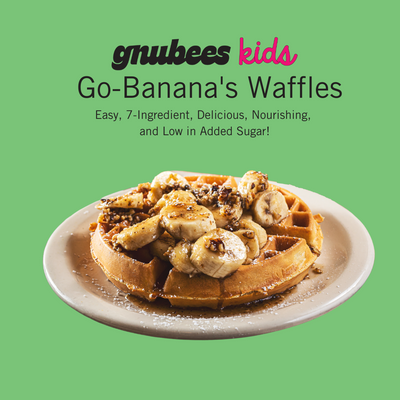 Easy 7-Ingredient Go Bananas! Waffles: Fuel Your Fun with Delicious Nutrition, Fibre, and Protein