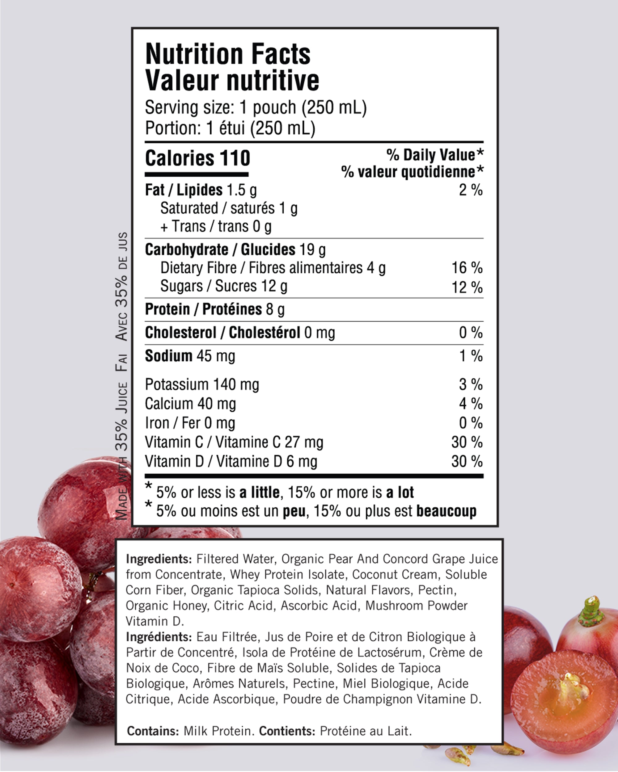 Grape Aspirations - 12 pouches per case