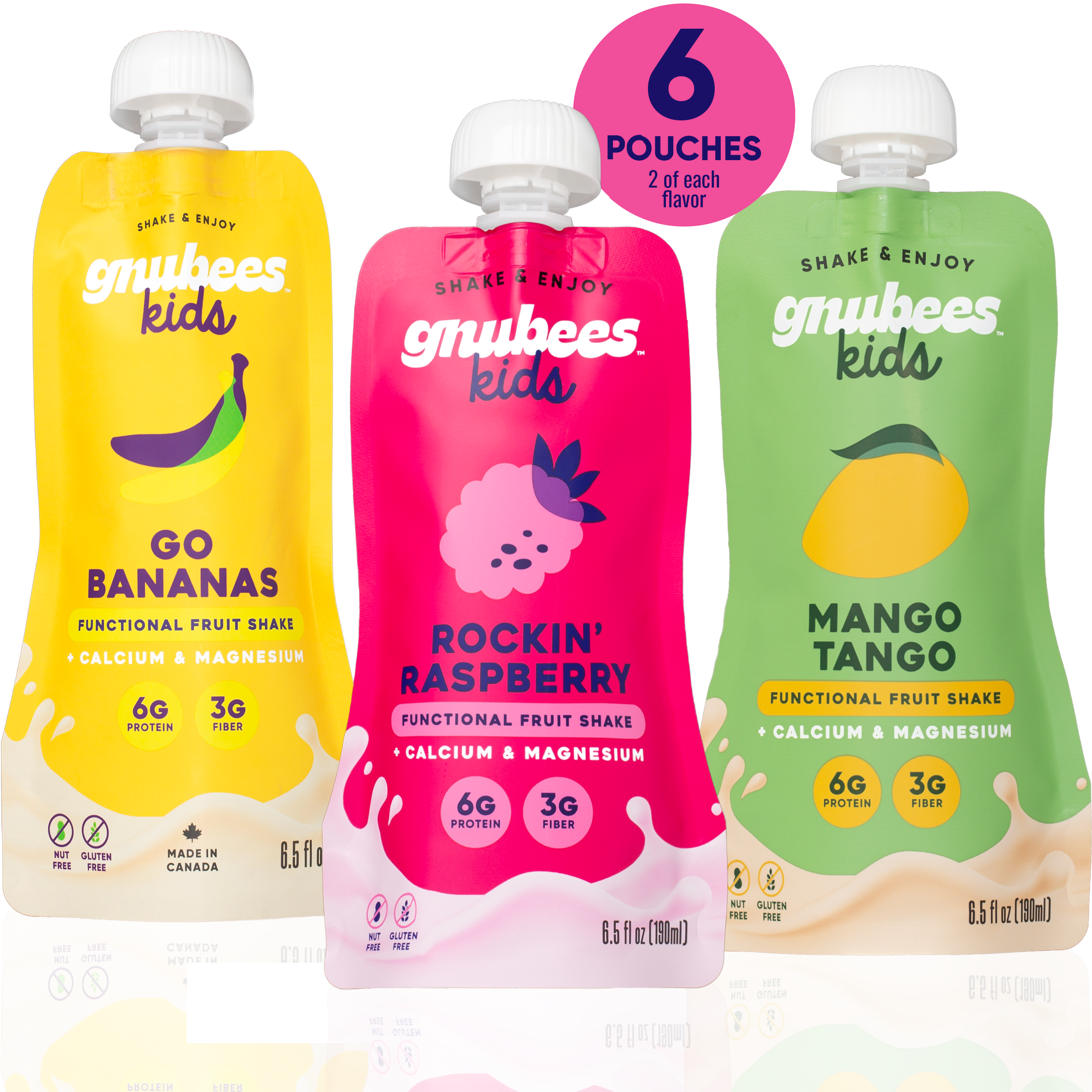 gnubees kids Sampler Pack (6-7 pouches)